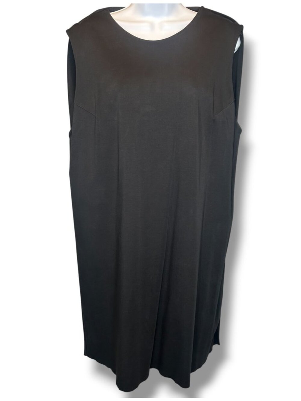 COS Black Sleeveless Mini Dress structural Minimalist statement shoulders